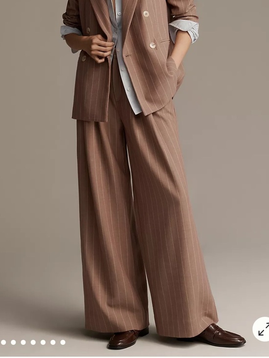 Anthropologie Pants - Anthropologie Maeve The Avery Pleated Wide-Leg Trousers Size: L